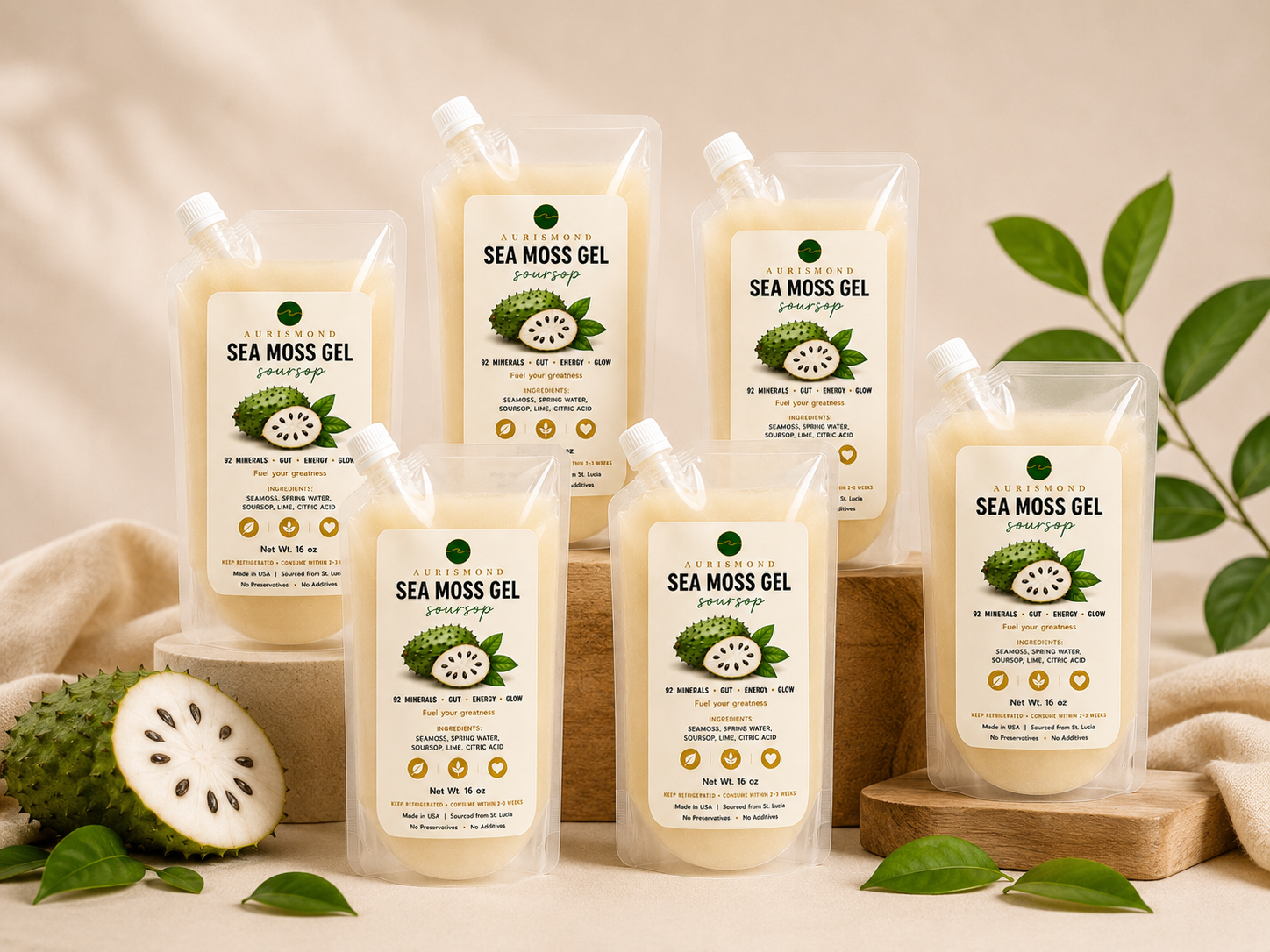 Soursop Sea Moss Gel