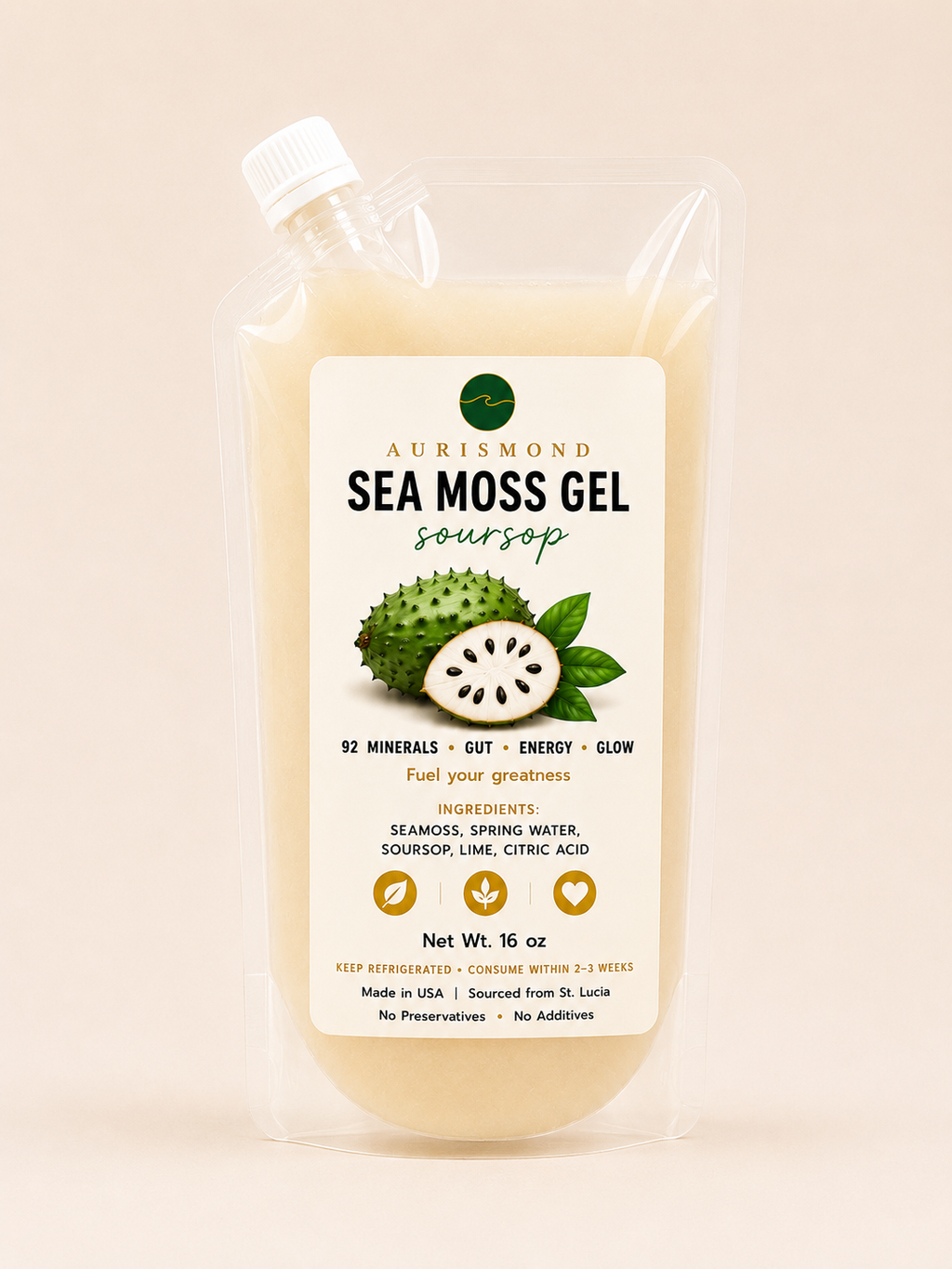 Soursop Sea Moss Gel