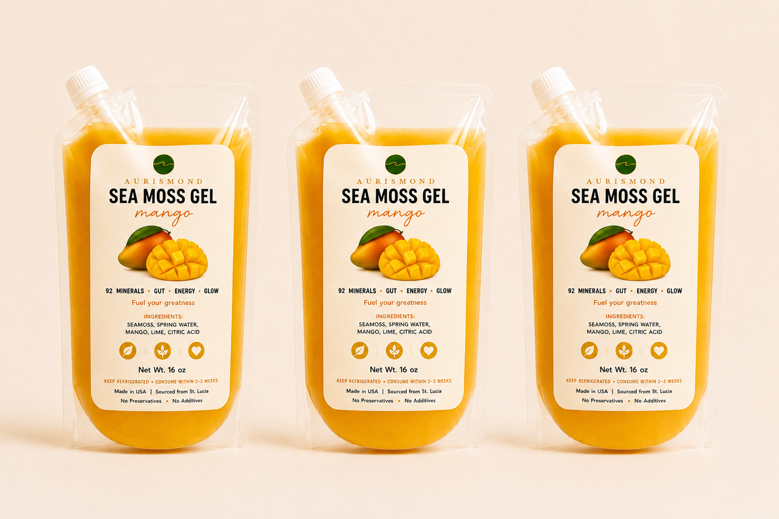 Mango Sea Moss Gel