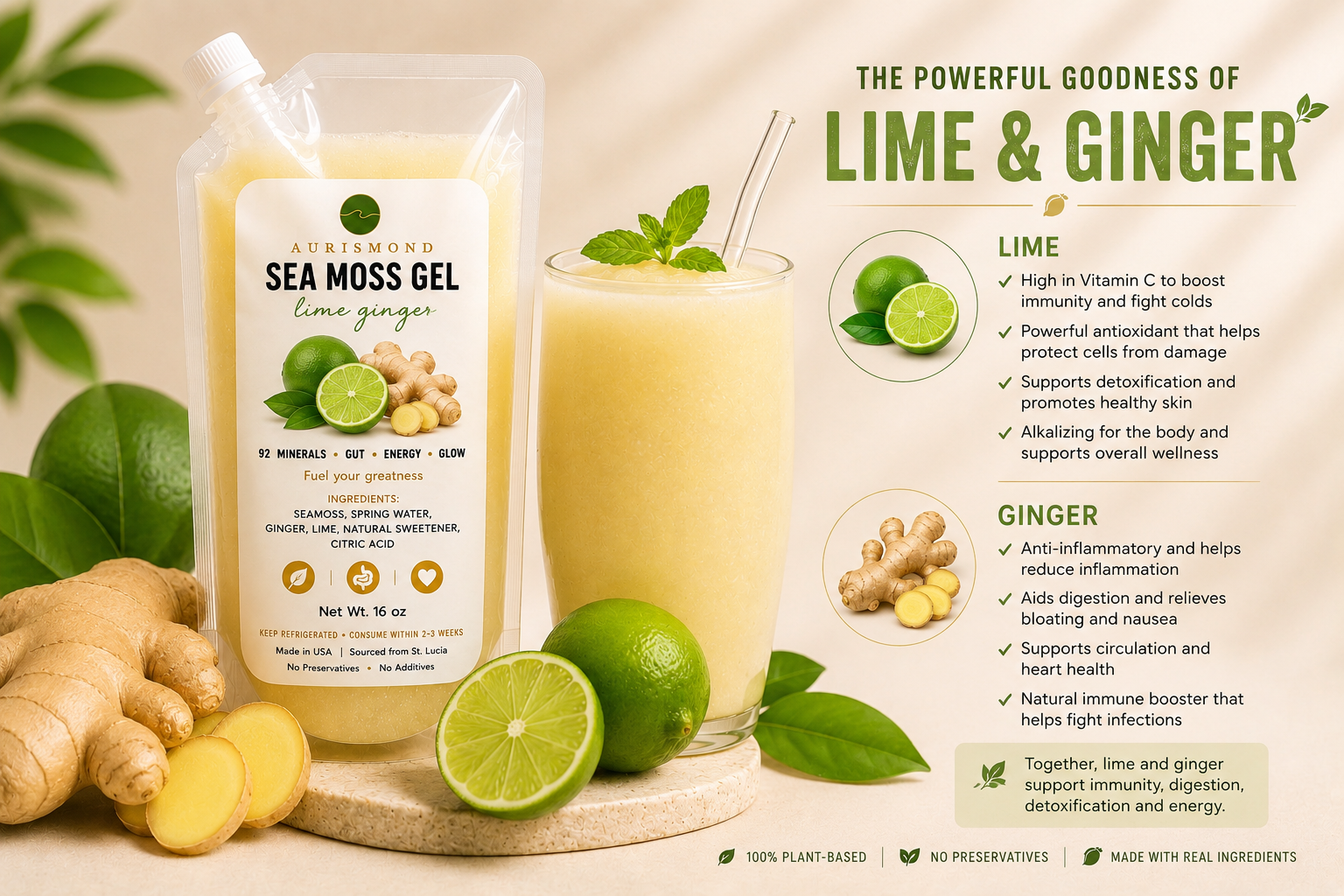 Lime Ginger Gel