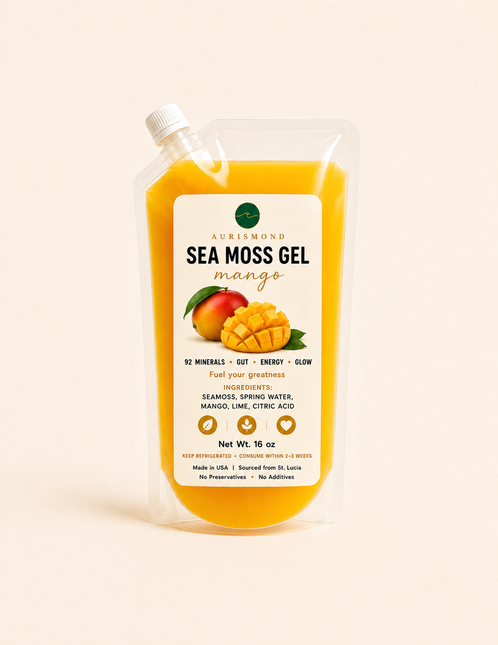 Mango Sea Moss Gel