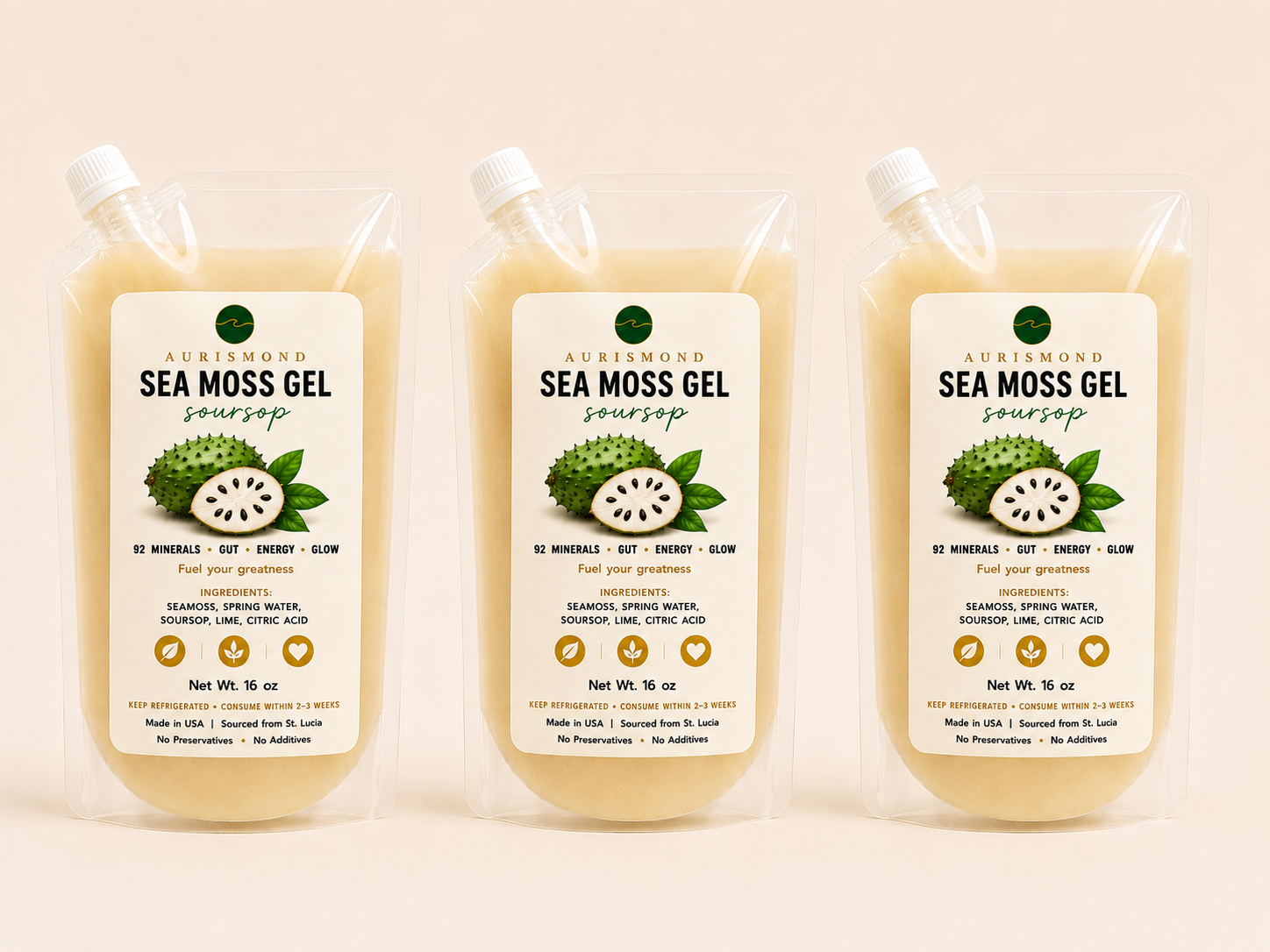 Soursop Sea Moss Gel